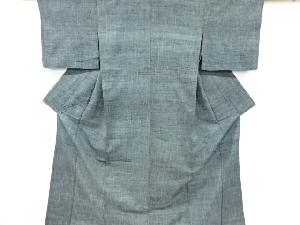 アンティーク　手織り真綿紬単衣着物